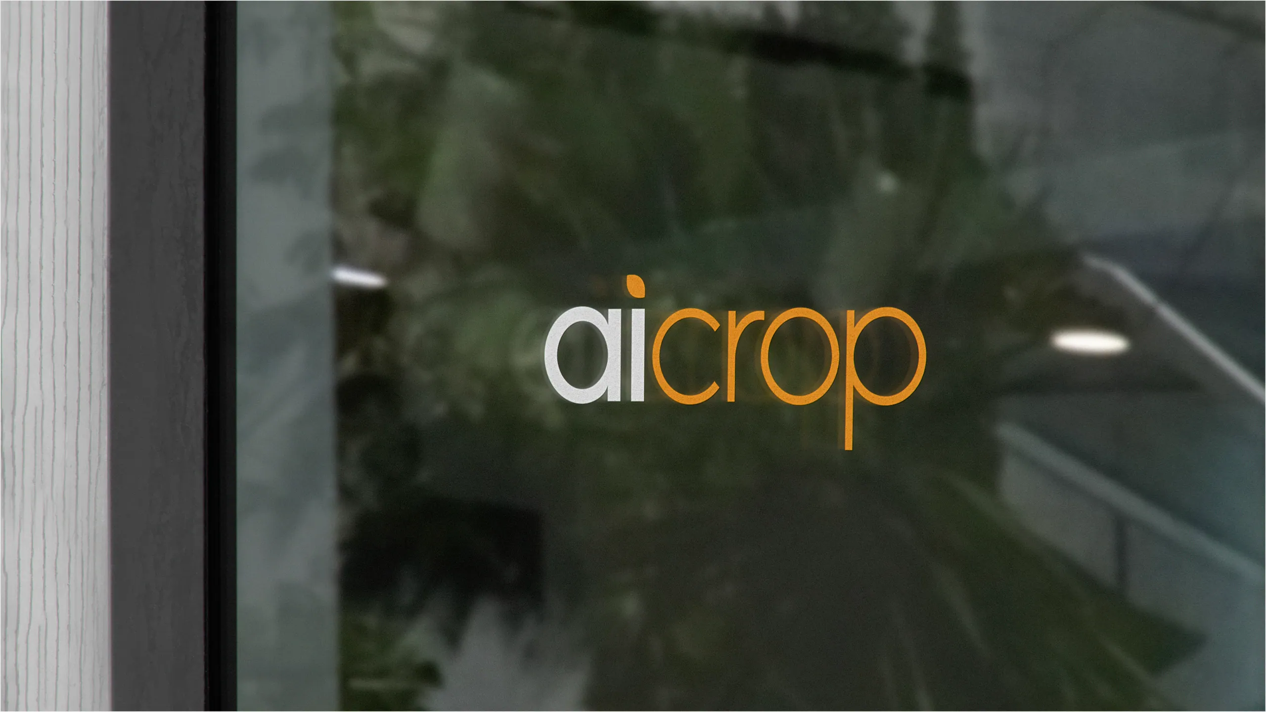 AiCrop brand guide — leaf-cell mark and teal and amber palette